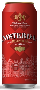 Amsterdam Premium Lager Beer - Can - Drinks Portfolio